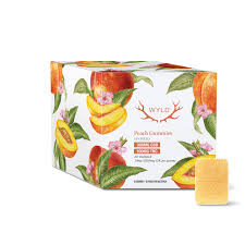 Wyld - Peach 3:1 CBD:THC (300mg CBD:100mg THC) Soft Chews Multipack of 10