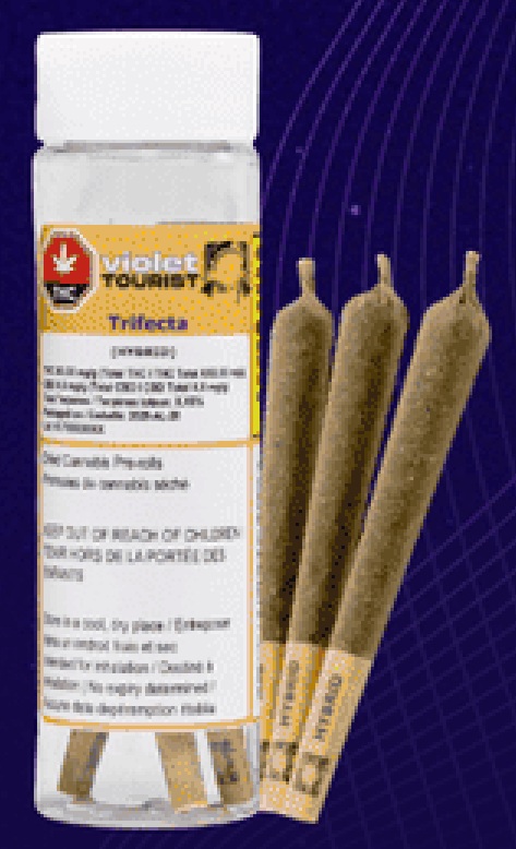 Violet Tourist - Trifecta 3 x 1g Pre-Rolls