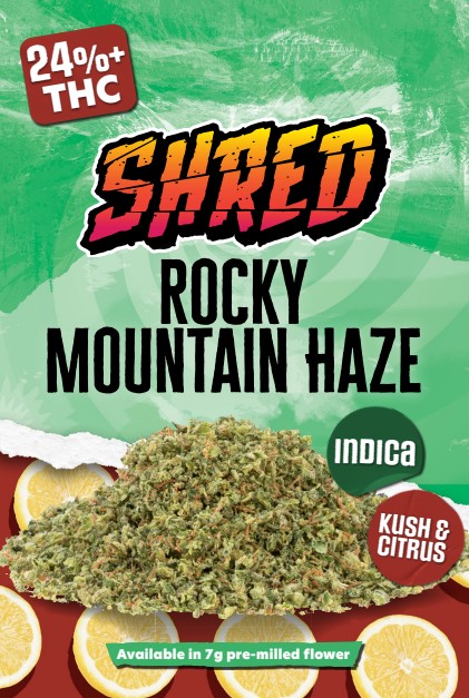 SHRED Rocky Mountain Haze 7g Milled Flower