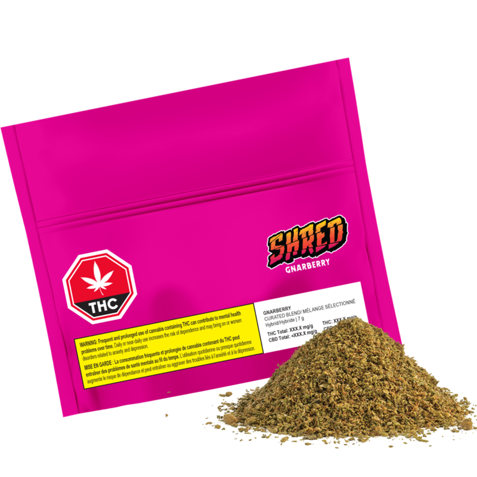 Shred - Gnarberry 7 g Milled Flower