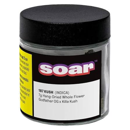 Soar - 187 Kush 7g Dried Flower