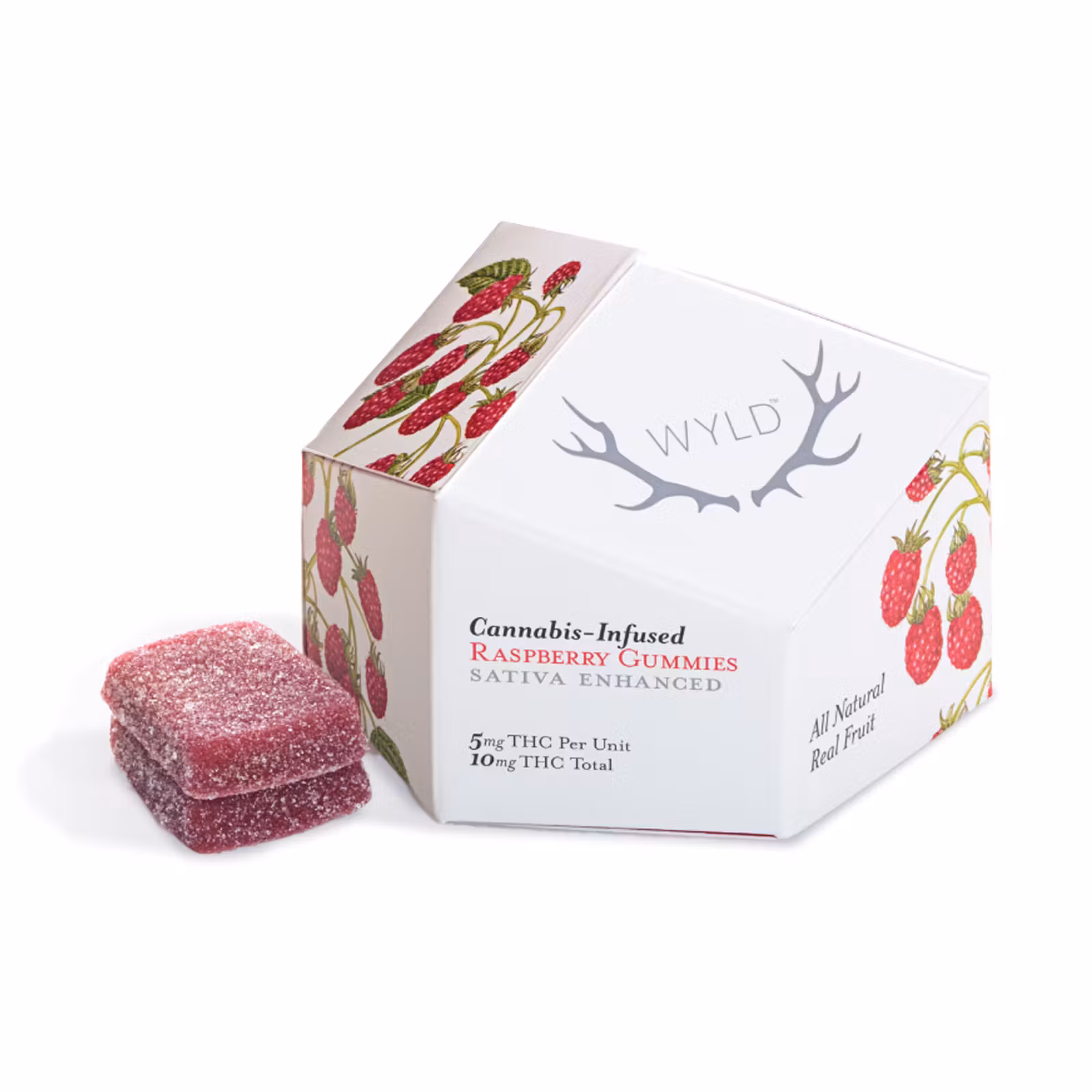 Real Fruit Raspberry 2 x 4g Soft Chews