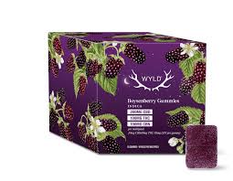 Wyld - Multipack of 10 Boysenberry 2:1:1 CBD:THC:CBN Gummies (200mg CBD:100mg THC:100mg CBN)