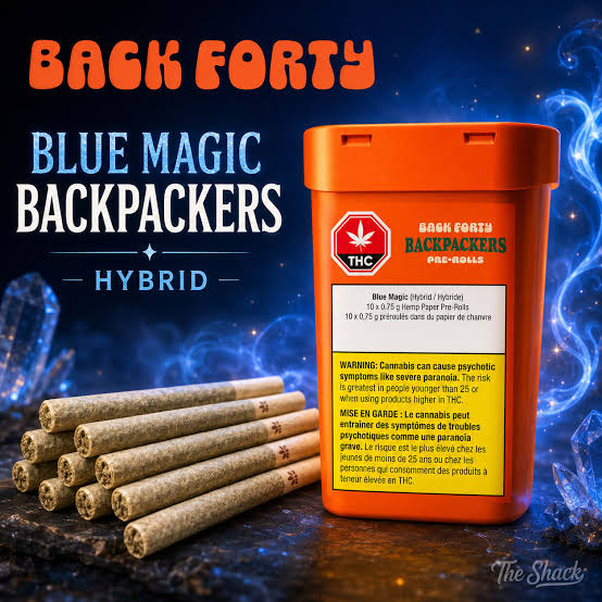Back Forty - Backpackers Blue Magic 10 x 0.75g Pre-Rolls