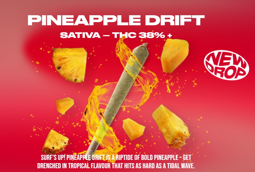 General Admission - Pineapple Drift 3 x 0.5g Diamond Infused Pre-Rolls