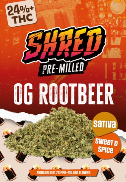SHRED - OG Rootbeer 7g Milled Flower