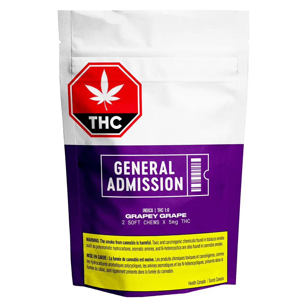 Grapey Grape THC 2 x 8g Soft Chews
