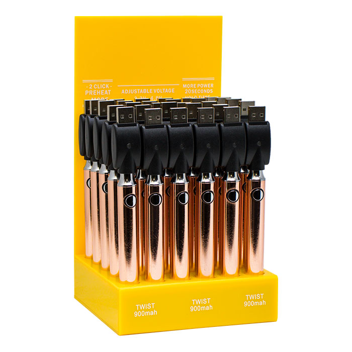 510 No Name Rose Gold 900mAh Batteries