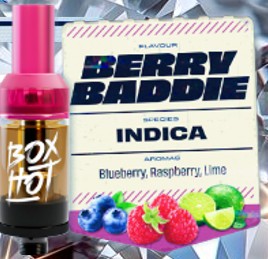 BOXHOT - Berry Baddie Liquid Diamond Charged 1g Prefilled Vape Cartridge