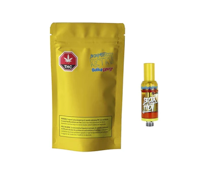 BOXHOT 1000 Retro- Blend Bubba Fruit 1.2 g Prefilled Vape Cartridge