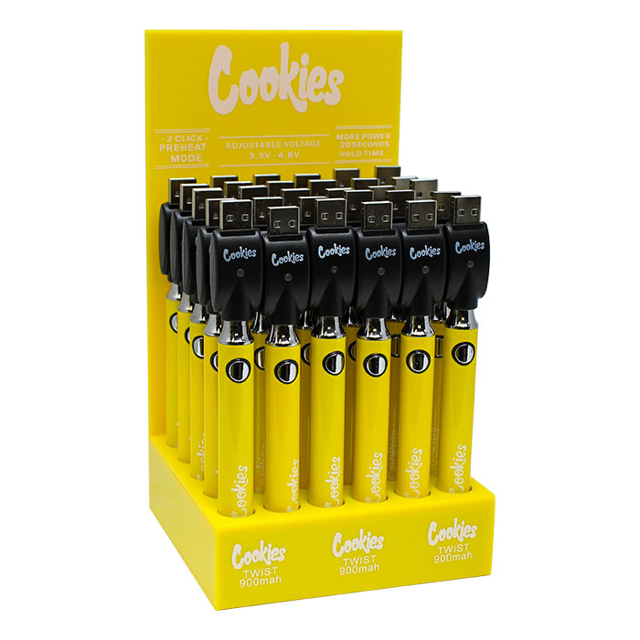 510 Yellow Cookies Twist 900 MAh Battery