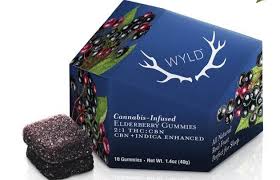 Wyld - Indica Elderberry 2:1 THC:CBN (100mg THC:50mg CBN) Soft Chews Multipack of 10
