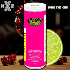 XMG Atomic Sours Cherry Blasted Lime 355ml Beverage