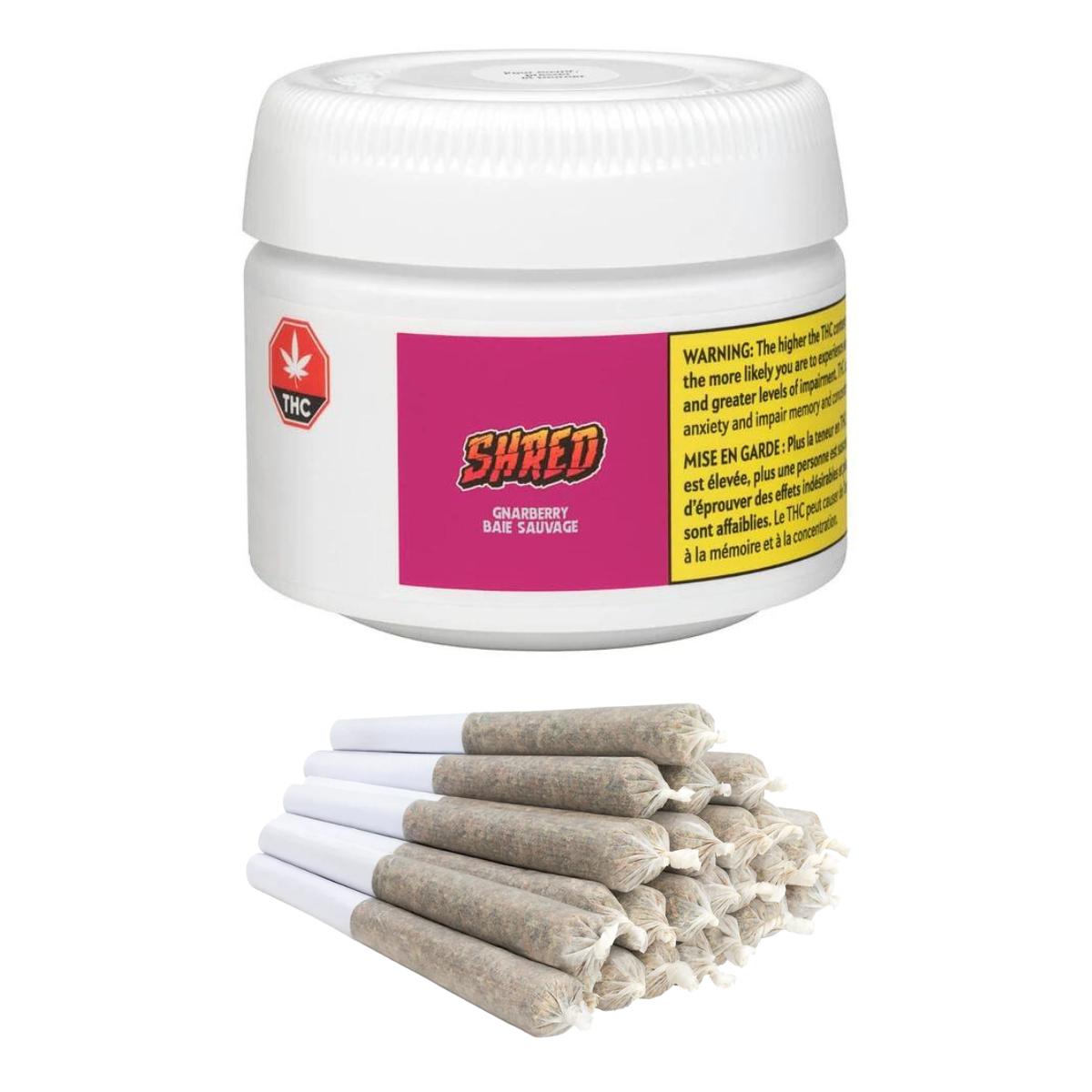 Shred - Gnarberry J's 14 x 0.5g Pre-Rolls