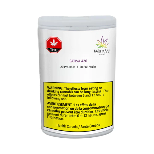 Weed Me Grind - Sativa 420 20 x 0.4g Pre-Rolls