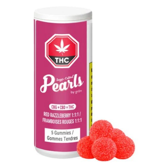 Red Razzleberry 1:1:1 CBG/CBD/THC 5 x 3.5g Soft Chews