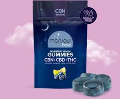 Monjour Bare - CBN Bedtime Blueberry Lemon Soft Chews 4x4.5g