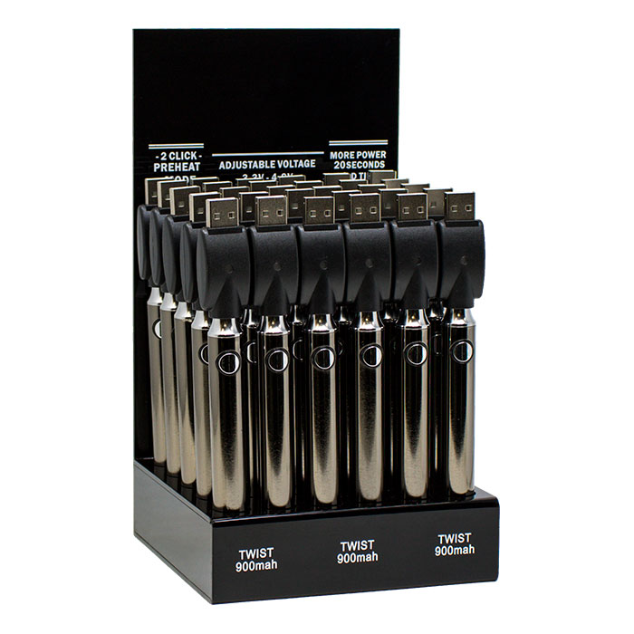 510 No Name Grey 900mAh Batteries