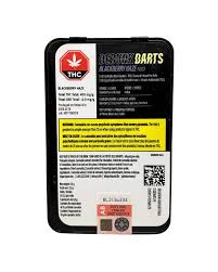 DEBUNK Darts - Blackberry Haze 5 x 0.5g Bubble Hash Coated Infused Pre-Rolls
