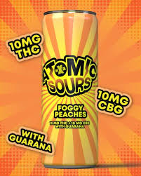 XMG Atomic Sours - Multipack of 4 Foggy Peaches 4x355ml Beverage