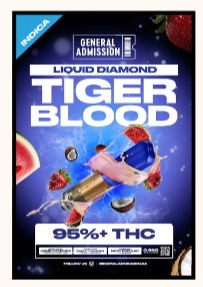 General Admission - Tiger Blood Liquid Diamond 0.95g Prefilled Vape Cartridge