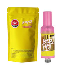 BOXHOT - 1000 Lemonberry Kush 1.2g Prefilled Vape Cartridge