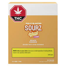 SOURZ by Spinach - Fully Blasted Orange Cream Soft ChewsMultipack of 10