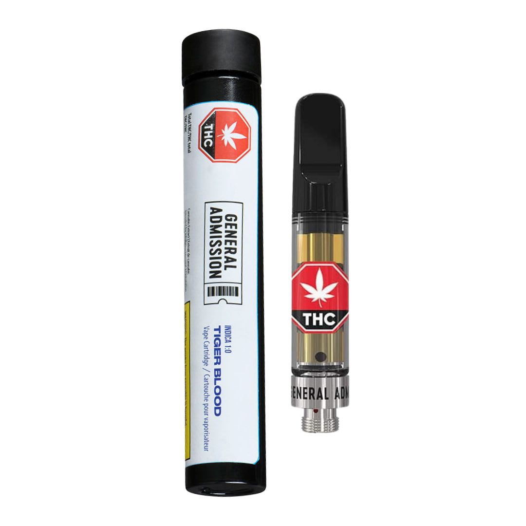 General Admission - Tiger Blood 0.95 g Prefilled Vape Cartridge