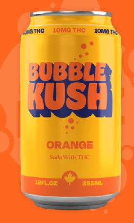 Bubble Kush - Orange THC 355ML Soda