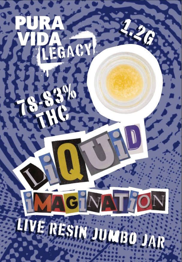 Pura Vida - Liquid Imagination 1.2g Live Resin Jumbo Jar